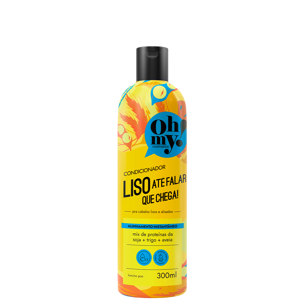 Condicionador Liso até falar que chega! 300ml Oh My!