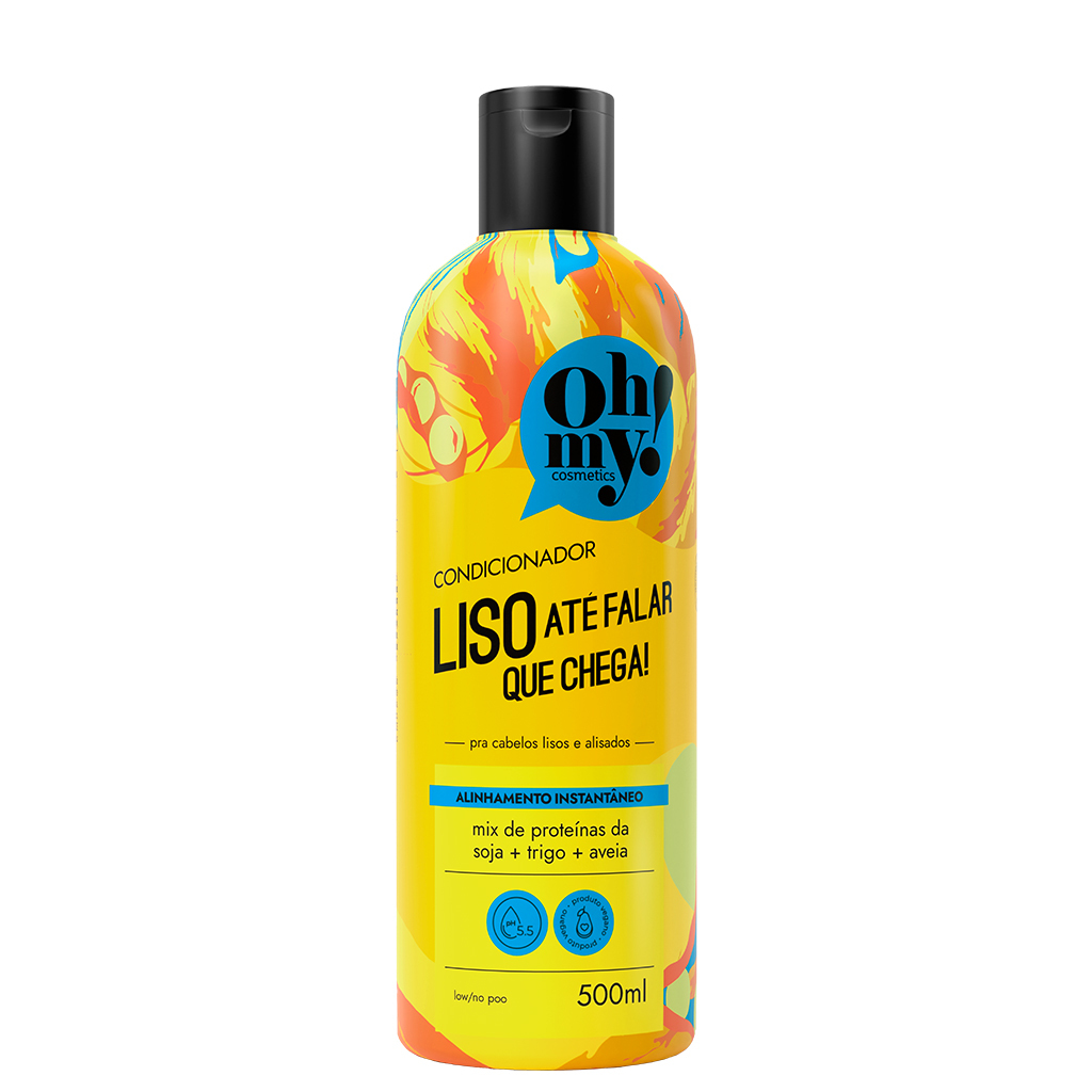 Condicionador Liso até falar que chega! 500ml Oh My!