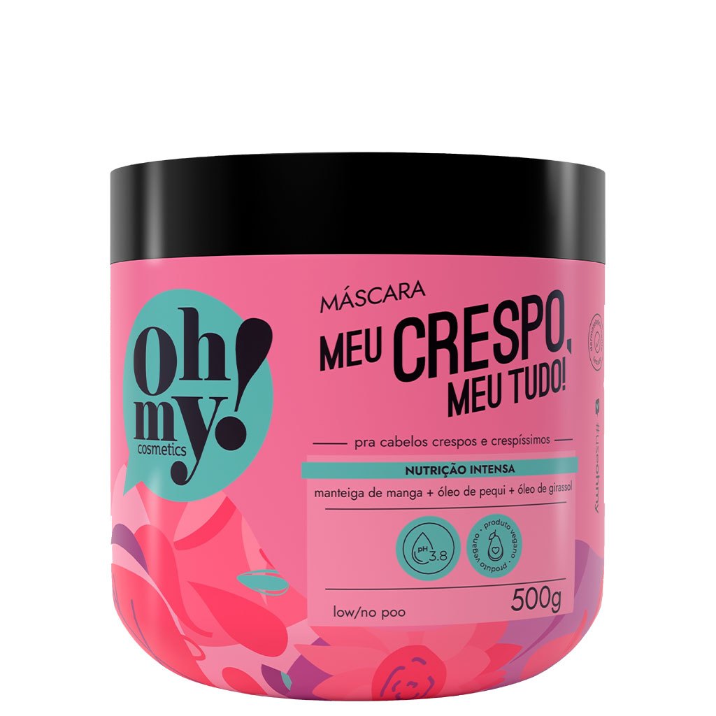 Máscara Meu Crespo, Meu tudo! 500ml Oh Mt