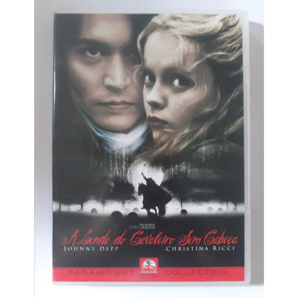 Dvd A Lenda do Cavaleiro Sem Cabeça - Johnny Depp, Christina Ricci - Original Usado