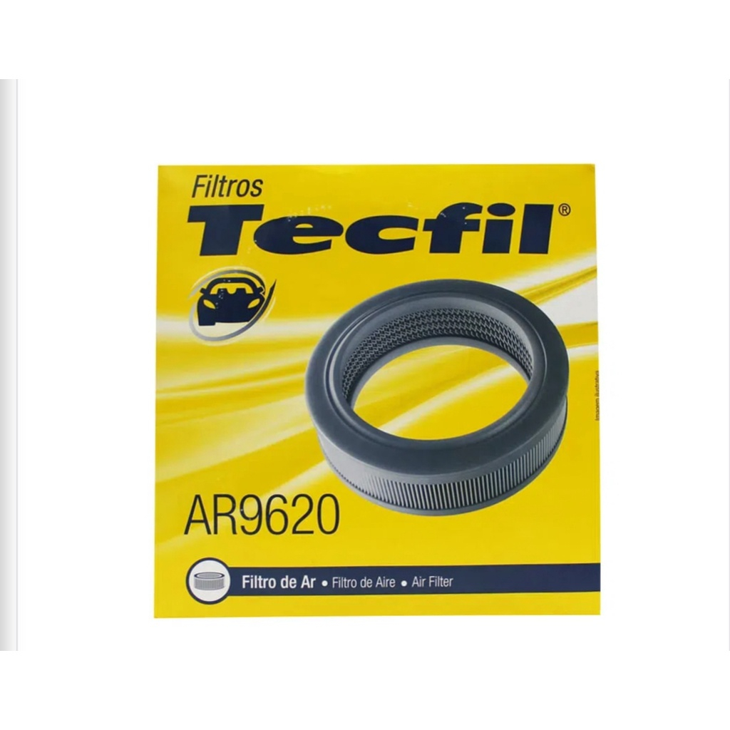 FILTRO DE AR TECFIL AR9620 GOL, SAVEIRO, VOYAGE, SANTANA, PARATI, PASSAT, QUANTUM