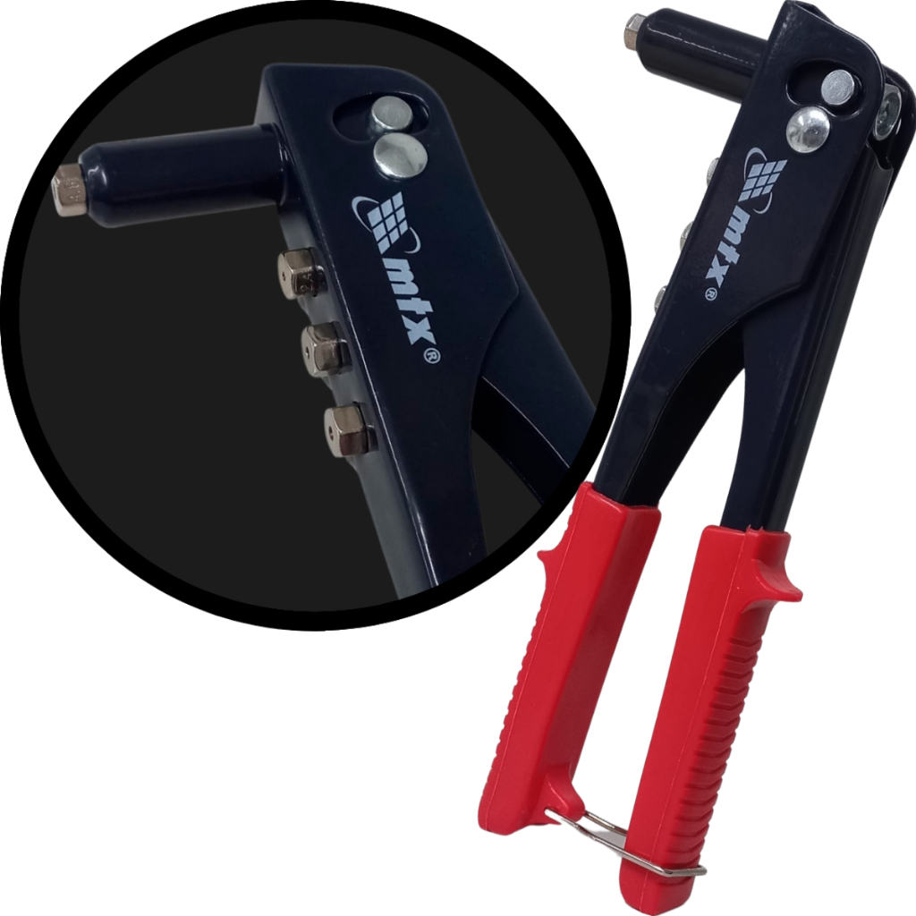 Alicate Rebitador Manual Profissional 225 mm MTX 405159 - Home & Living
