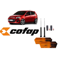 Par Amortecedor + Kit Traseiro Palio Attractive Cofap