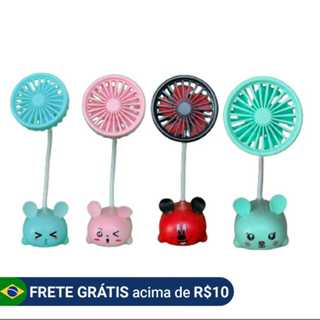 Mini Ventilador 2 Velocidades Portátil De Mão E Mesa Usb Recarregável Presente ENVIO FULL