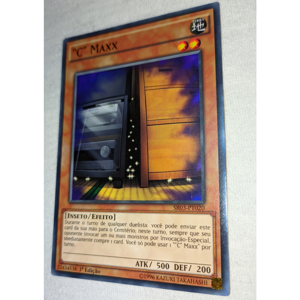 Yu-Gi-Oh "C" Maxx - carta ORIGINAL - comum Yugioh TCG