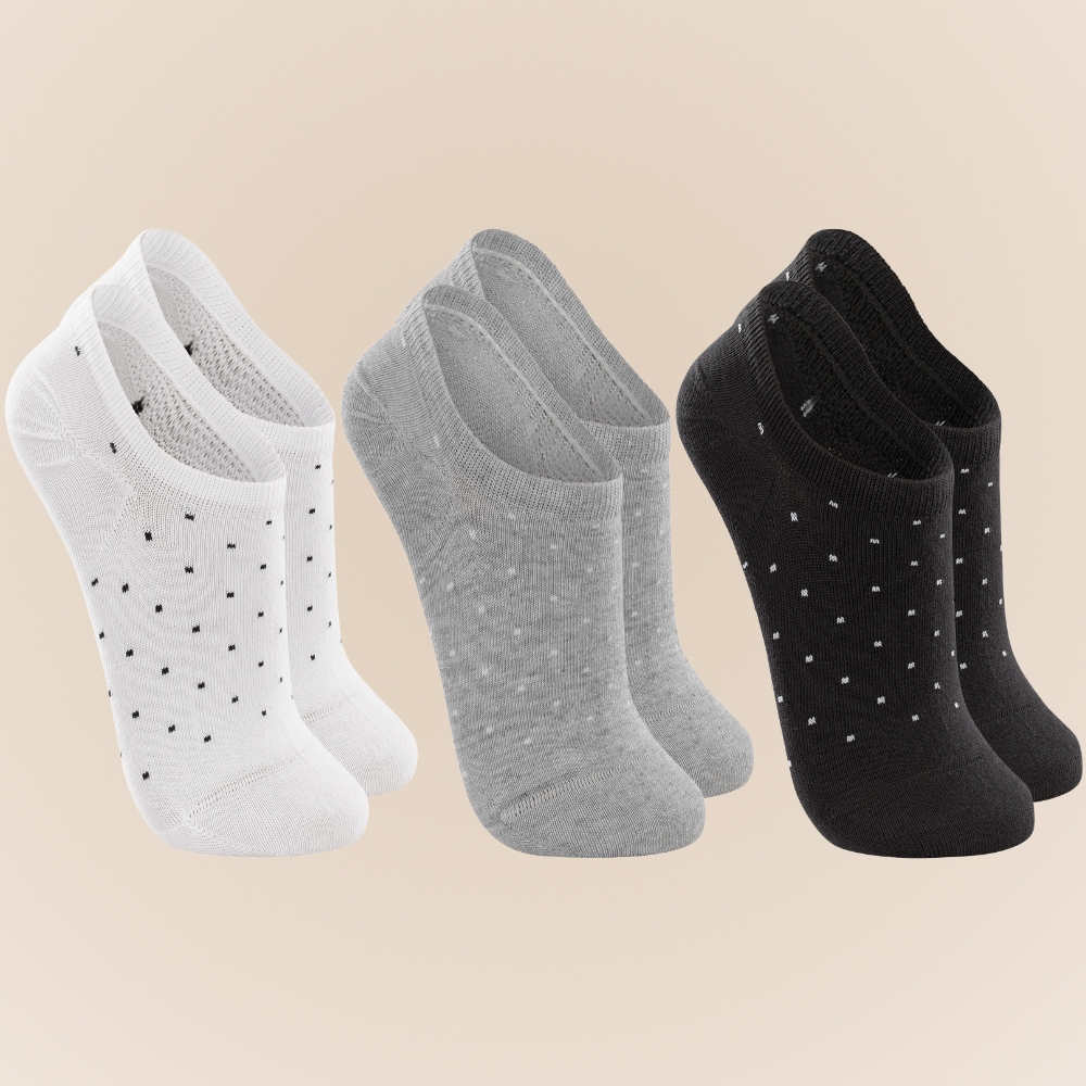 Kit 3 Pares De Meias Curta Soquete Sapatilha Feminina Original Lupo - Women Clothes