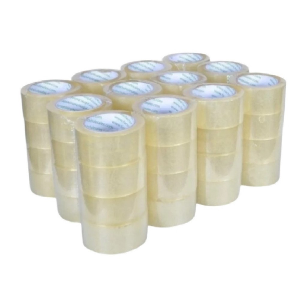 Kit com 25 Fitas Adesiva 45mm X 100 Metros Cola forte em Oferta na Shopee