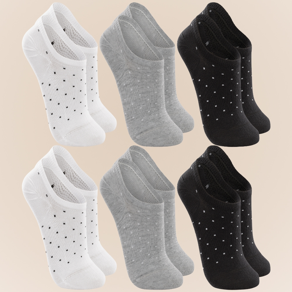 Kit 6 Pares De Meias Curta Soquete Sapatilha Feminina Original Lupo em Oferta na Shopee