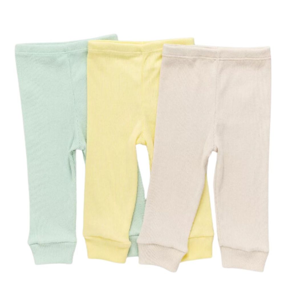 Kit 3 Peças Calça Bebê Canelada 3 Peças 6612-C4