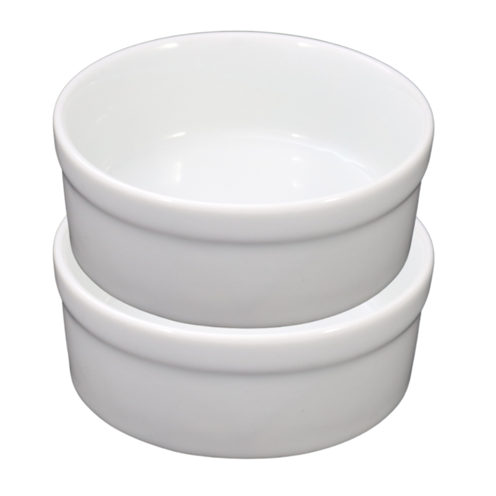 Kit 2 Comedouro para Cão e Gato Porcelana 330 ml Pet Ração Água Pequeno Porte Atóxico Resistente em Oferta na Shopee