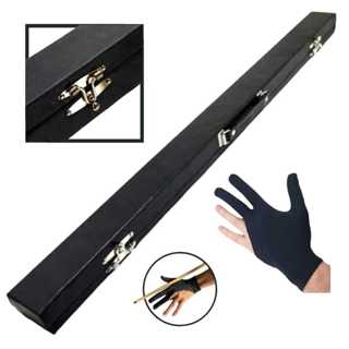 Estojo de Taco Case Maleta Para Taco Rosca Bipartido Desmontável Sinuca Bilhar + Luva Lycra 3 Dedos em Oferta na Shopee