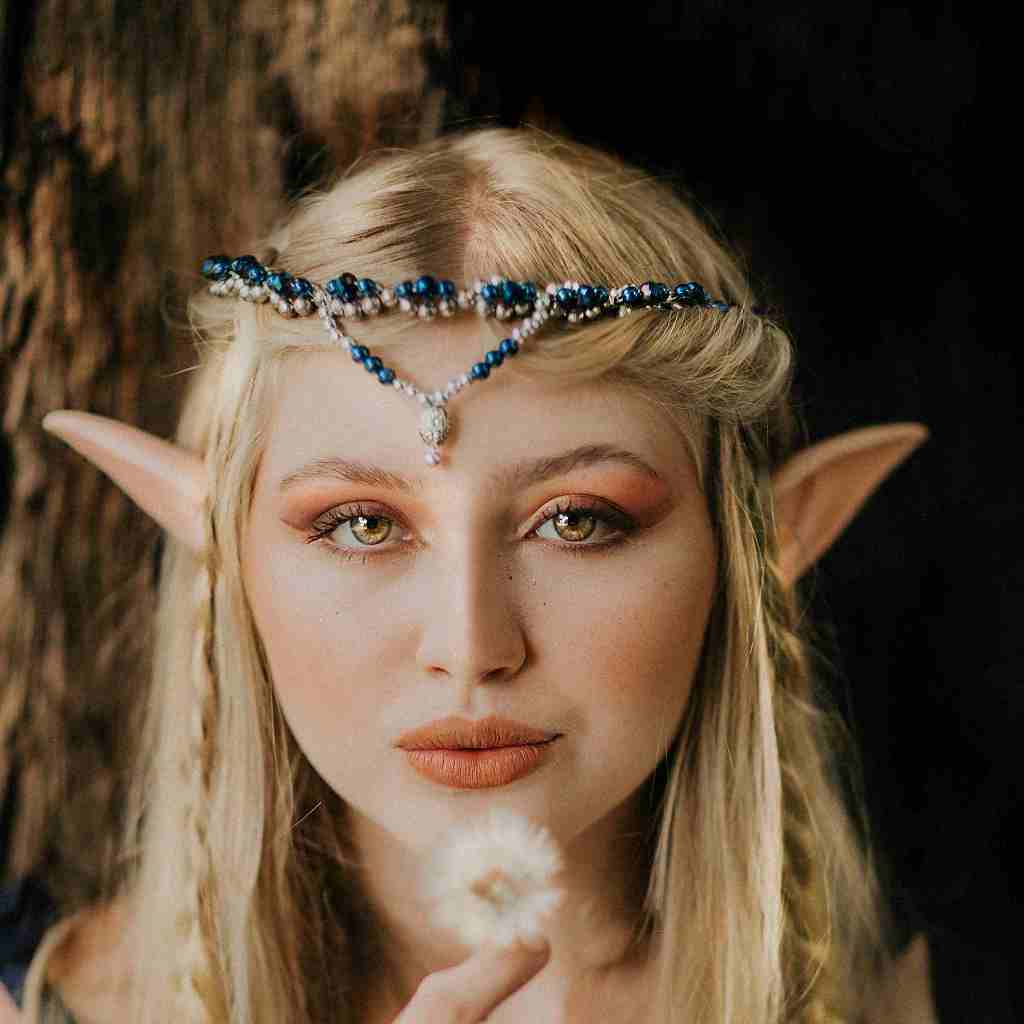 Orelha Elfo Fada Para Anime Fantasia Cosplay Latex Borracha