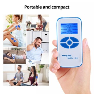 Aparelho De Fisioterapia Portátil Choque Elétrico Acupuntura 8 Modos E 15 Niveis PRONTA ENTREGA em Oferta na Shopee