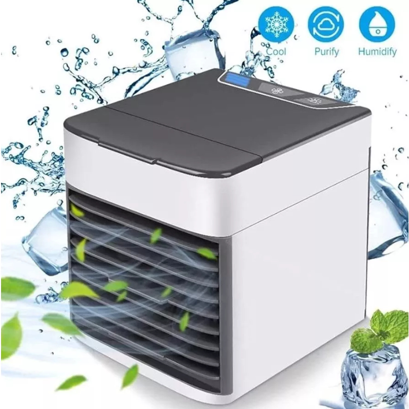 Mini Ar Condicionado Portátil Usb Umidificador Climatizador Refrescante