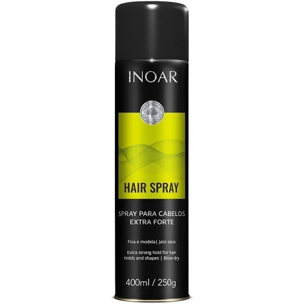 INOAR HAIR SPRAY PARA CABELOS EXTRA FORTE 400ML em Oferta na Shopee