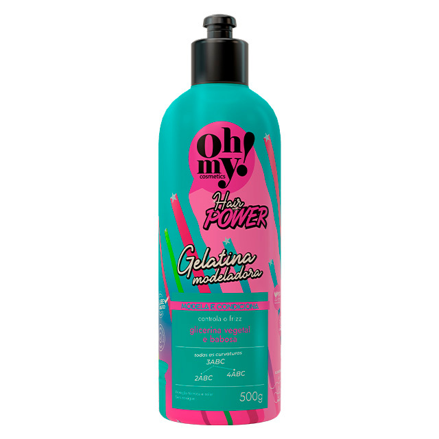 Gelatina Modeladora Oh My! Hair Power 500ml