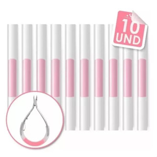 Kit Com 10 Mola De Alicate Universal De Cuticula Unha Proteção Profissional