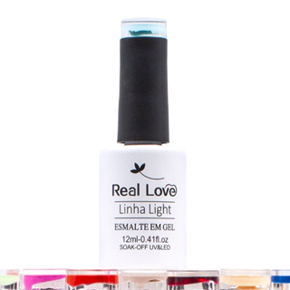 Esmalte Em Gel Uv/led Soak-Off Linha Lgiht 12ML - Real Love