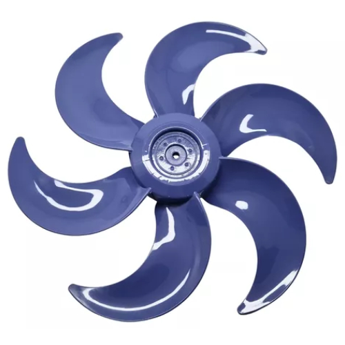 Hélice Para Ventiladores Mondial 40cm 6 Pás Original Cinza, Azul e Preto
