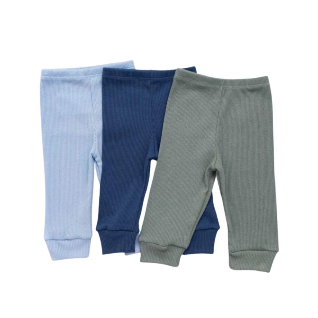 Kit Calça 3 Caneladas de Bebê 6612-C1 em Oferta na Shopee