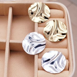 Brincos Femininos Matelados Folheado a Ouro 18k ou a prata 925 Médio.
