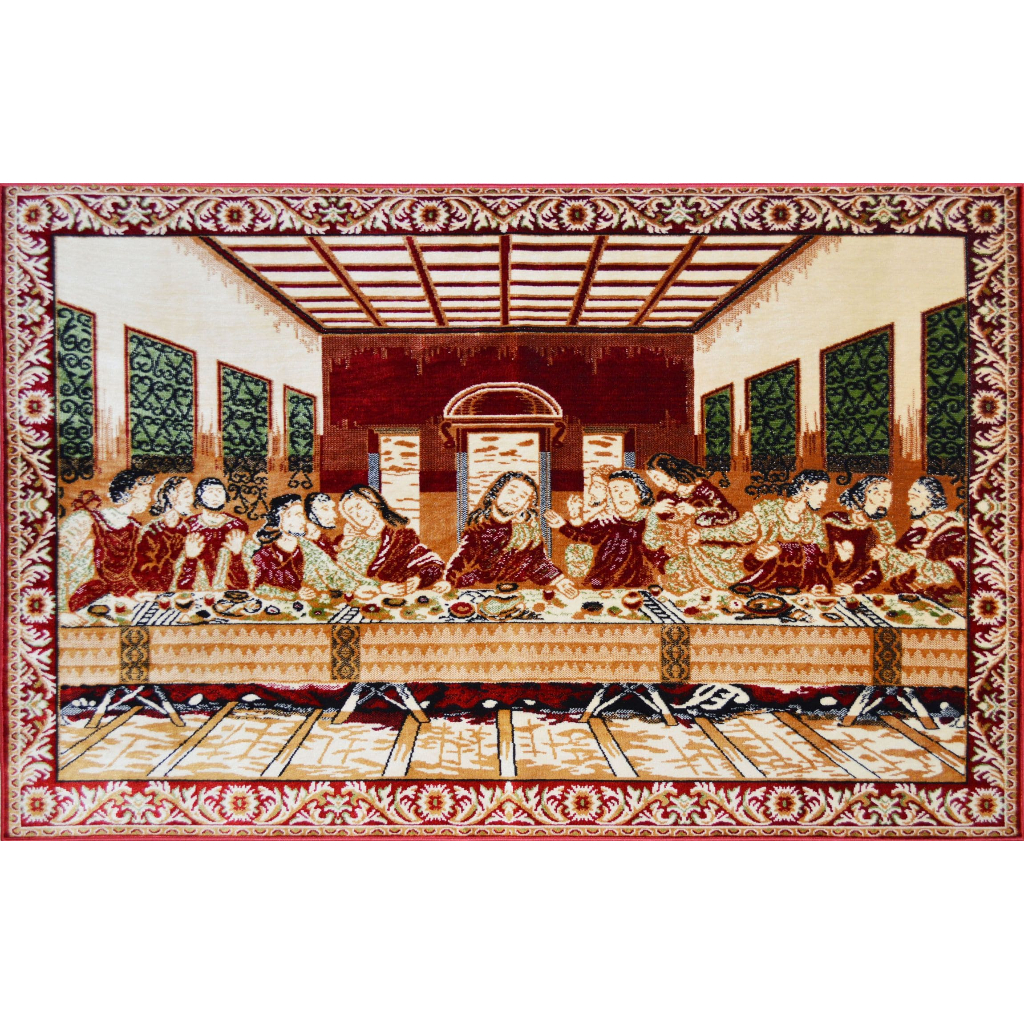 Tapete Rayza Marbella Epic Art Santa Ceia 1.00m X 1.50m