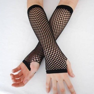 1 Par Luva Arrastão Longa Festa Fantasia Cosplay em Oferta na Shopee