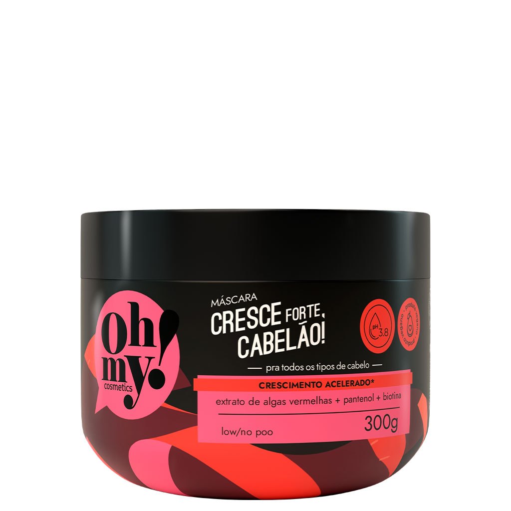 Máscara Cresce forte, cabelão! 300g Oh My!
