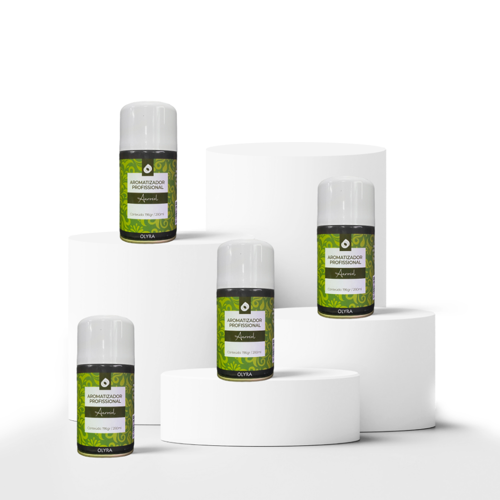 Kit 4 Recarga Profissional Aero Para Ambientes