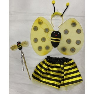 Fantasia Joaninha/abelhinha Infantil Festa Kit C/4 Pç em Oferta na Shopee
