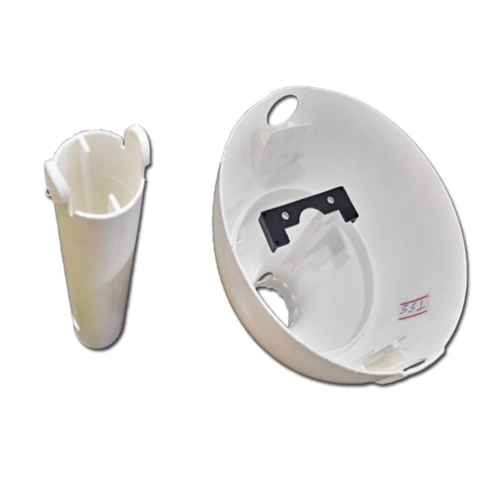 CANOPLA COPO + ACABAMENTO DA HASTE PARA ENTILADOR DE TETO MODELO UNIVERSAL