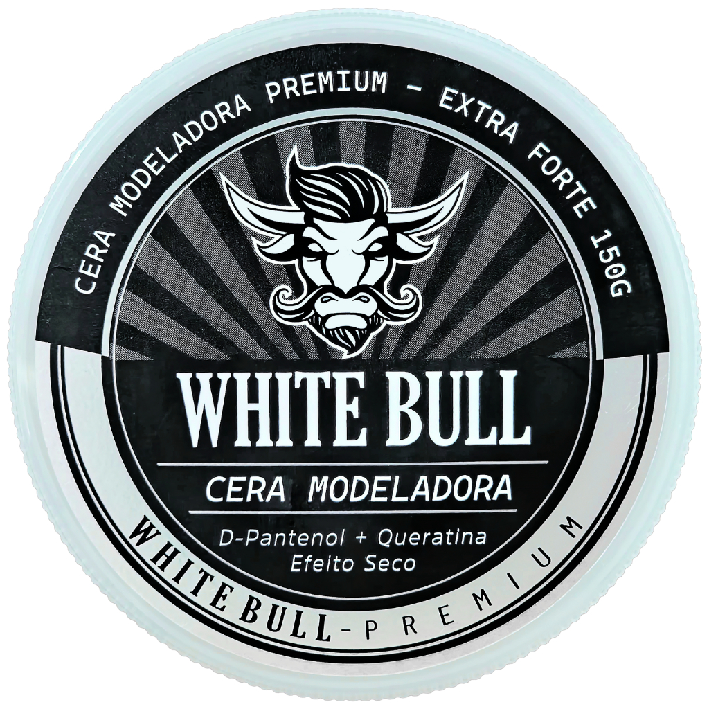 Cera Modeladora Premium 150g White Bull 150g em Oferta na Shopee