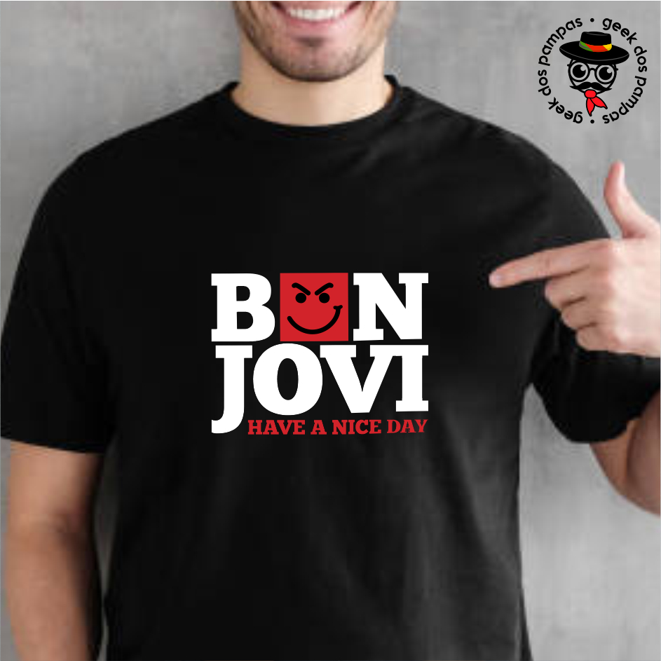 Camiseta Banda Bon Jovi Have a Nice Day