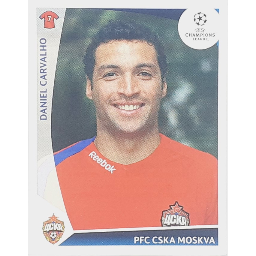 FIGURINHA ORIGINAL NUNCA COLADA DANIEL CARVALHO PFC CSKA MOSKVA CHAMPIONS 2009-10 Nr 102  PANINI BRASIL