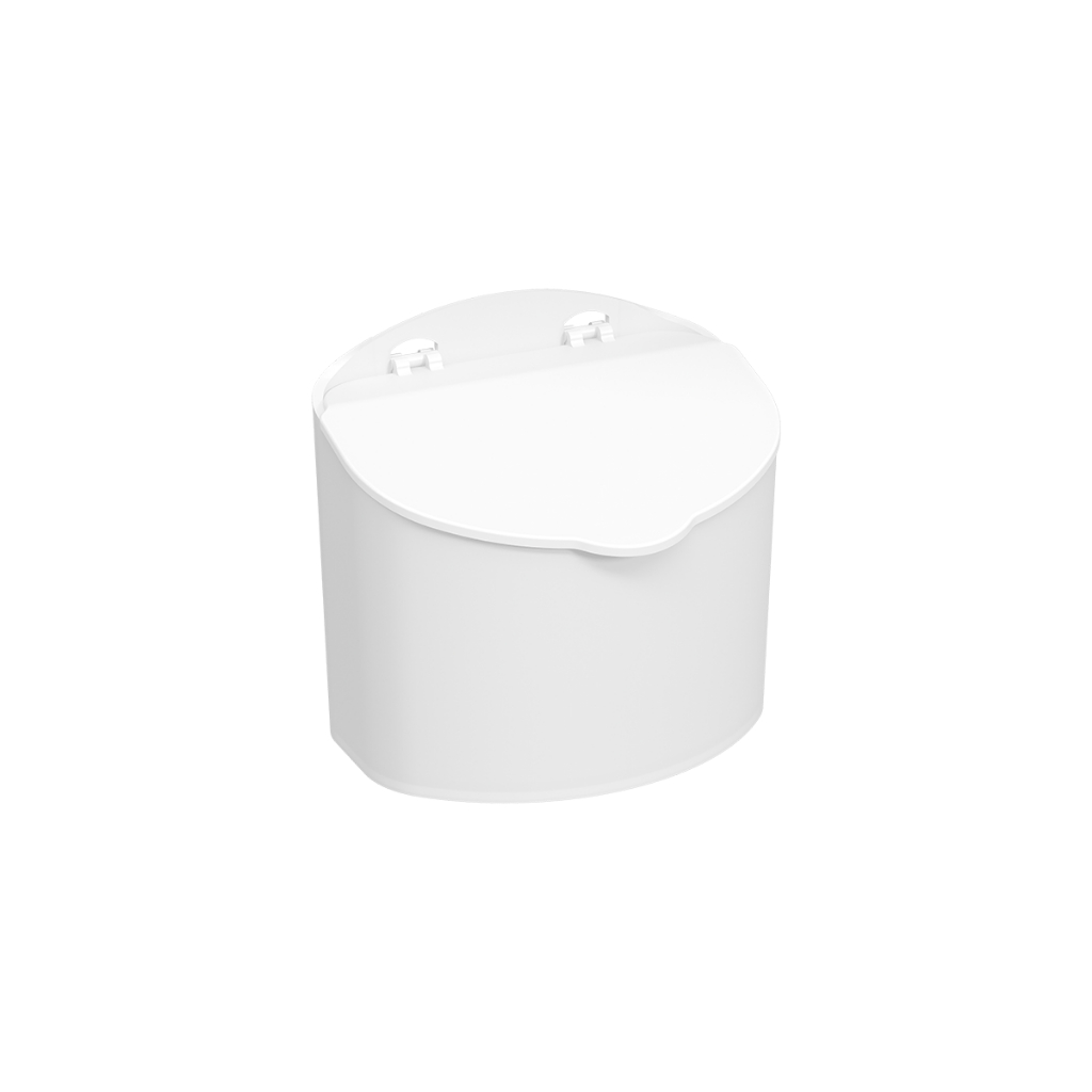 Saleiro Coza Mix 13,5 x 9 x 12,3 cm 500 g Branco - Home & Living