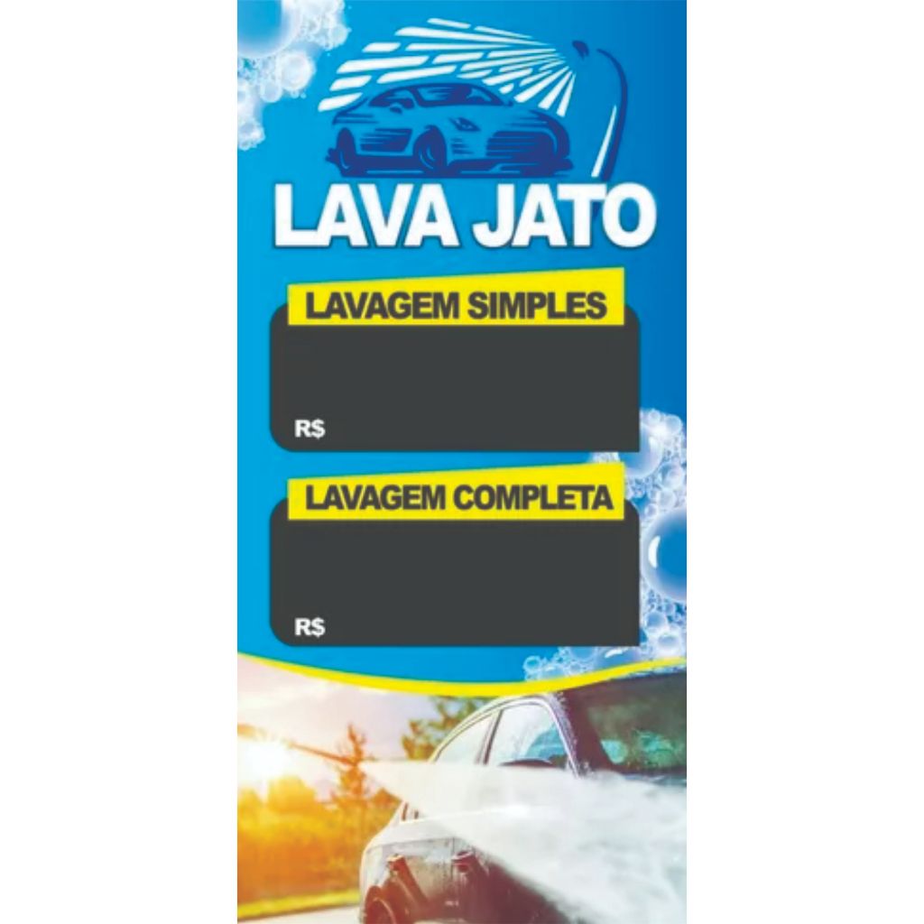 BANNER ARTE PRONTA - LAVA-JATO em Oferta na Shopee