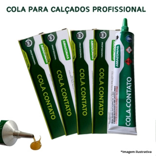 Cola profissional para calçados bisnaga 75g Amazonas - Adesivo de contato em Oferta na Shopee
