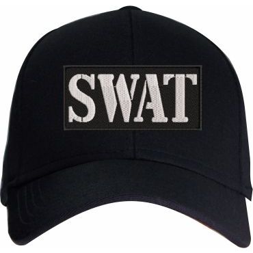 BONÉ BORDADO TARJETA SWAT - PRETO