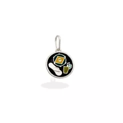 Pingente de Prata 925 Pandeiro Chinelo e Caipirinha