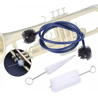 Kit De Limpeza Manutenção De Trompete Escova Bocal + Válvula em Oferta na Shopee