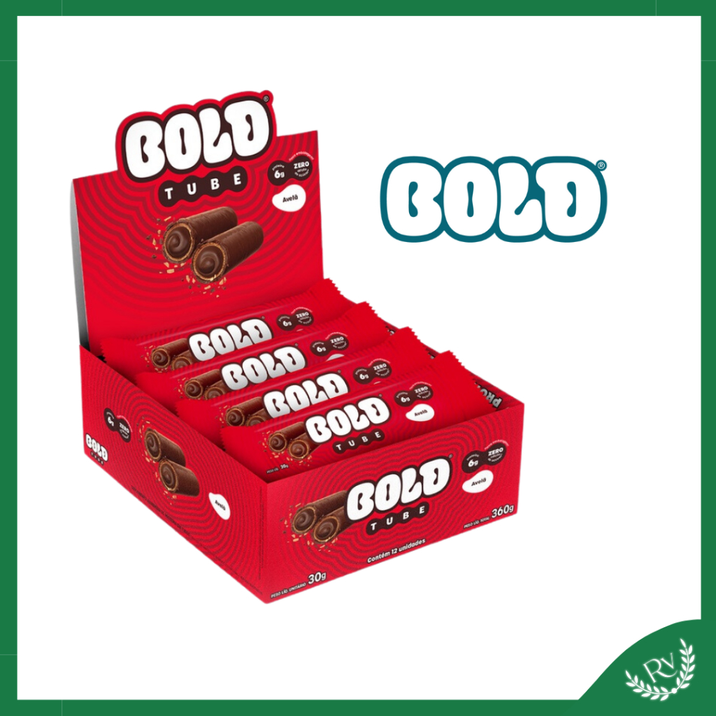 BOLD TUBE SABORES (12 unidades x 40g) em Oferta na Shopee