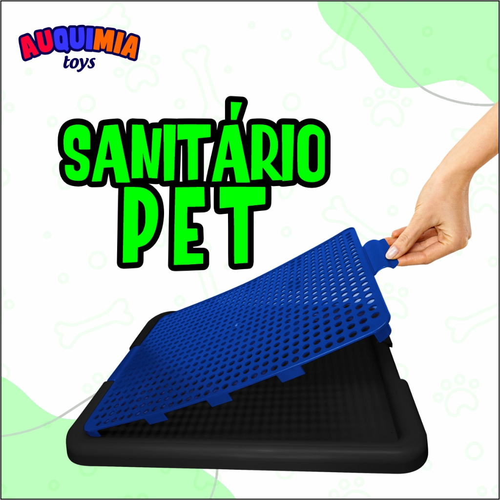 Sanitário Pet Tapete Pra Cachorro Fazer Xixi Educador Higiênico Pet