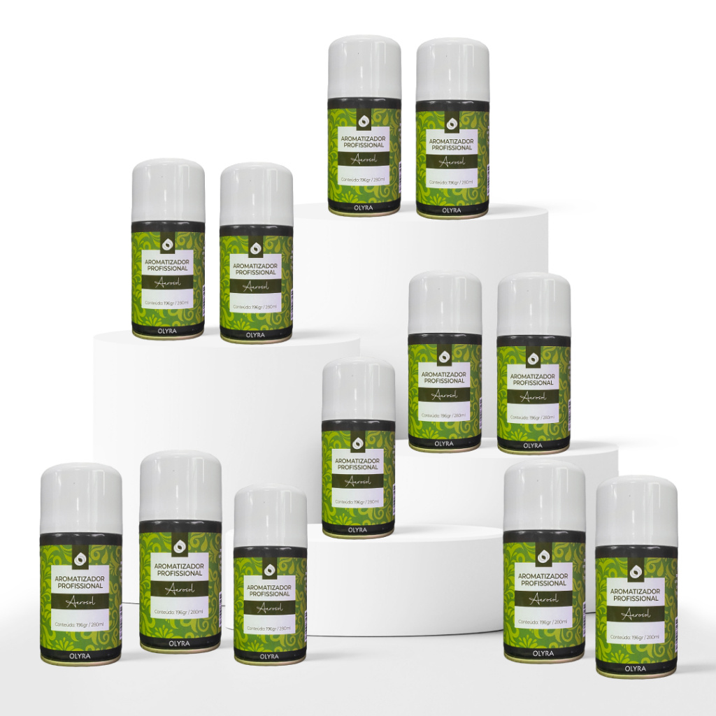 Kit 12 Recarga Aero Profissional Para Ambientes
