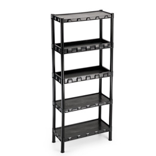 Estante Plástica Modular 5 Prateleiras Reforçada várias cores 136 x 55 x 25cm, Ideal para Escritório, livros, ferramentas, objetos, Cozinha ,Sala ,Quarto ,Loja ,Mercado ,Estoque, Bombonieire ,Doceira ,Armazem ,Quitanda ,hortfruti ,Depósito, Lavanderia