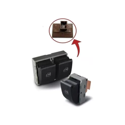 Par Botão Vidro Elétrico Gol G4 G5 G6 Fox 1 Estagio Le/ld VW0170.0171