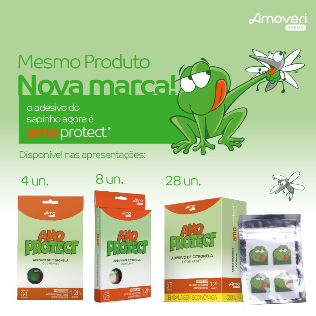 Sai Mosquito Amo Protect Adesivo Eficiente Natural Repelente Contra Insetos Original em Oferta na Shopee