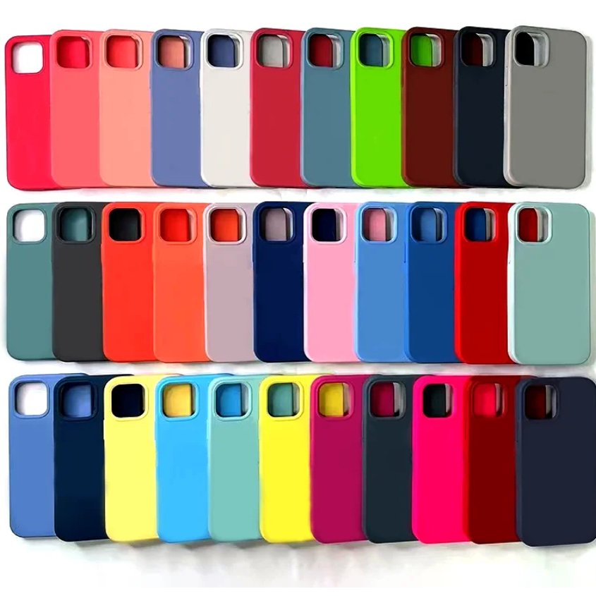 Capa Case Aveludada Silicone Para IPhone 15 / 15 Pró / 15 Plus / 15 Pró Max Capa Veludo