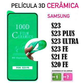 Pelicula Cerâmica 9D Samsung S23 FE/S21 FE/S20 FE/S23/S23 Plus/S23 Ultra/S24/S24 Plus/S24 Ultra/S24 FE Protetor de Tela em Oferta na Shopee