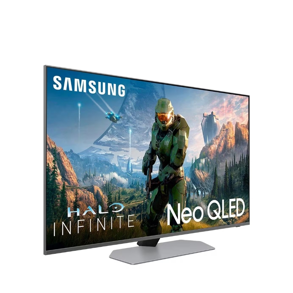 Smart TV 43" Neo QLED 4K Samsung Gaming QN90C Mini LED, Painel até 144hz, Processador com IA, Som em Movimento Virtual, Tela sem limites