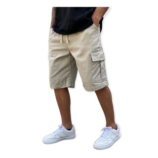 Short cargo curto com bolso premium unissex ACIMA DO JOELHO
